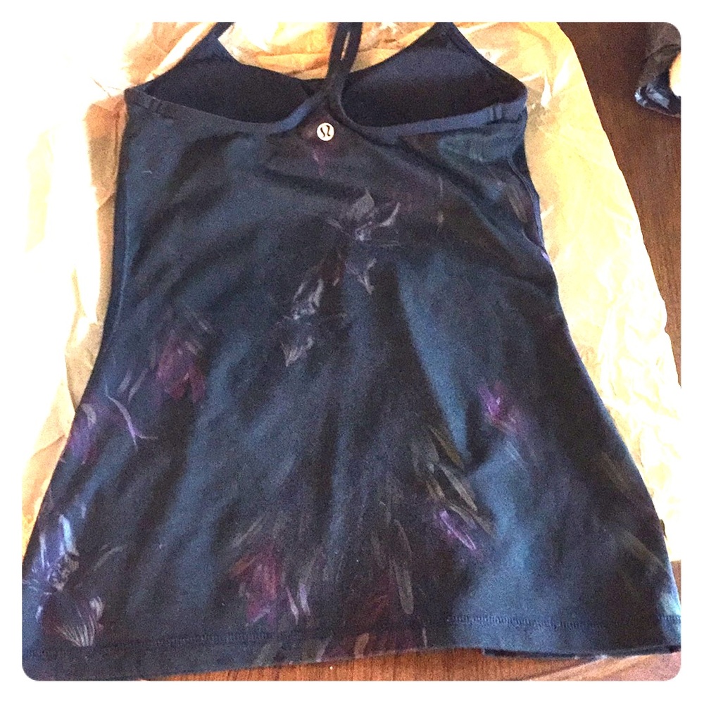 Black Lululemon Power Y tank
